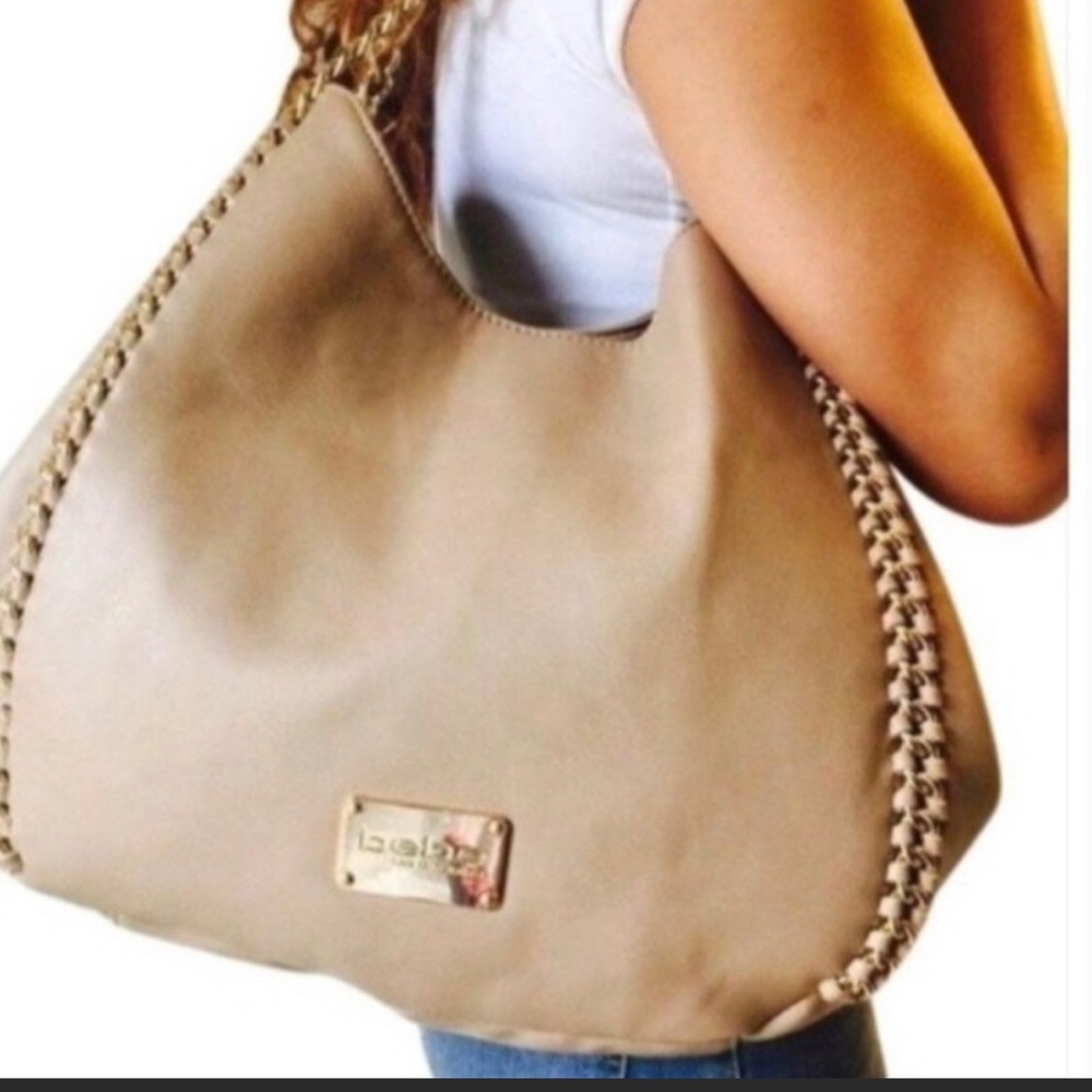 Bebe Colette Triple Entry Satchel Shoulder Bag